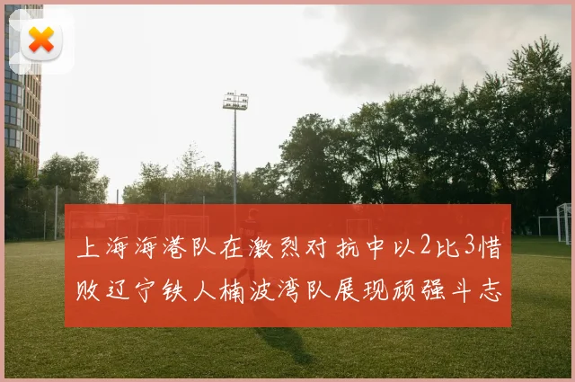 上海海港队在激烈对抗中以2比3惜败辽宁铁人楠波湾队展现顽强斗志